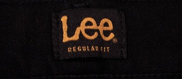 LEE spodnie STRAIGHT regular BLACK jeans LEGENDARY _ W34 L30