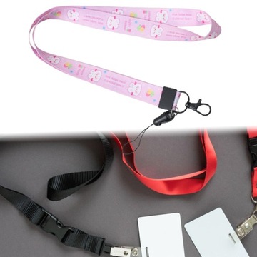 Шейный ремешок Универсальный ремешок для карточек Прекрасный фиолетовый офисный вариант