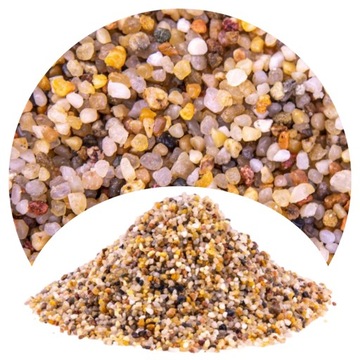 ŻWIREK DO AKWARIUM NATURALNE PODŁOŻE POD ROŚLINY BURSZTYNOWY 2-3MM 16KG
