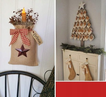 Woreczki Dekoracyjne Ozdobne 10x14cm 30x Jutowych