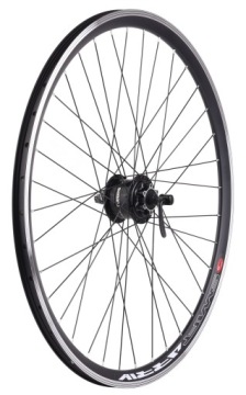 Přední Kolo 28 Alu Shimano S Generátorem 3W 6V Kotoučová Brzda 6-ŠROUBŮ Černá