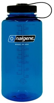Butelka Nalgene Wide Mouth 1 l niebieska z szerokim wlewem bidon