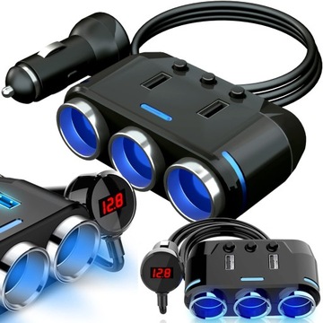 АВТОМОБИЛЬНЫЙ РАЗЪЕМ ПРИкуривателя 24 В USB РАЗДЕЛИТЕЛЬ ЗАРЯДНОЕ УСТРОЙСТВО