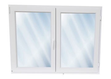 OKNO PCV 145 X 140 RU+R profil: 81mm-6 komorowy