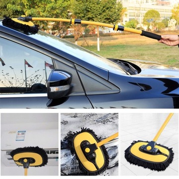 MOP TELESKOPOWY DO MYJNI SAMOCHODOWYCH SZCZOTKA Z MIKROFIBRY 102CM