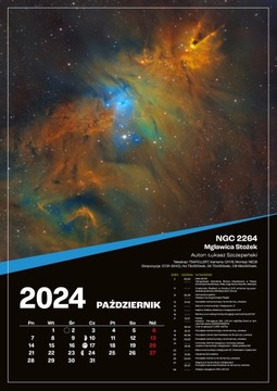 Оптический астрономический календарь Delta на 2024 год