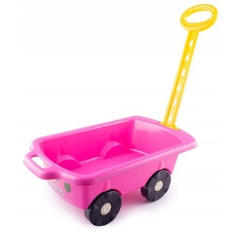 КОЛЯСКА-ПЕСОЧНИЦА С РУЧКОЙ, РОЗОВЫЙ PAW PATROL