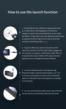 АДАПТЕР BLUETOOTH 5.0 ПРИЕМНИК ПЕРЕДАЧИ VIKEFON