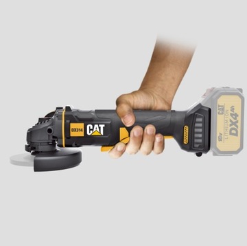 Угловая шлифовальная машина CAT + 2 аккумулятора + зарядное устройство