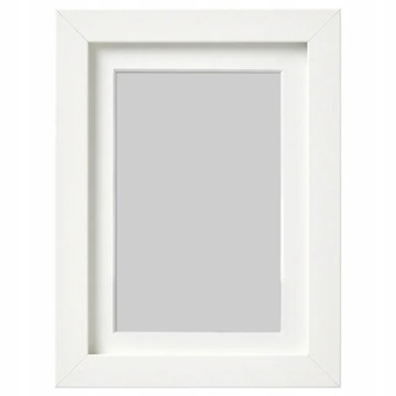 IKEA RIBBA Ramka 18x24 cm, BIAŁY, passe-partout