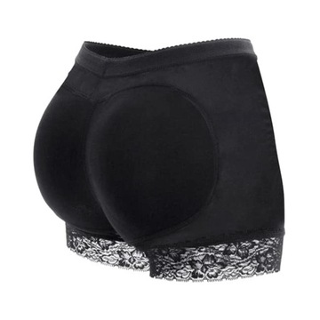 MAJTKI PUSH-UP EFEKT POWIĘKSZENIA MODELOWANIE POŚLADKÓW KORONKA CZARNE XL