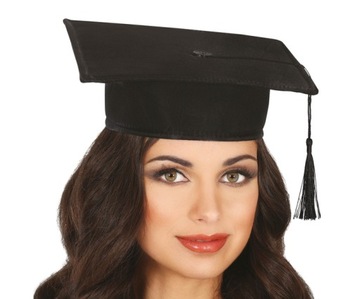 CZAPKA BIRET ABSOLWENTA CZARNY ABSOLWENT