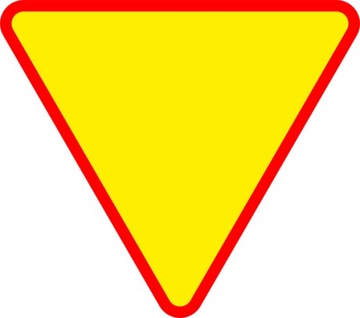 Znak drogowy A- 7 folia I generacji 750