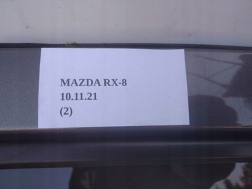 SKLO (OKNO) DVEŘE LEVÝ ZADNÍ MAZDA RX8 RX-8