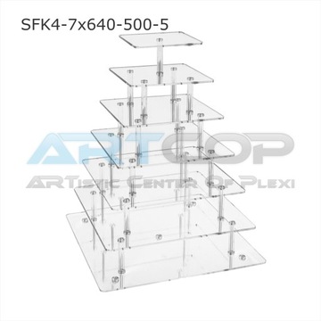 Каркас, подставка из оргстекла для ПЕЧЕНЬЯ, КЕКСОВ, КЕКСОВ.