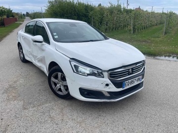 Peugeot 508 лифт передний полный бампер капот крыло радиатор лампа