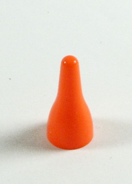Pionek do gry plastik zwykły - pomarańczowy - 1 sz