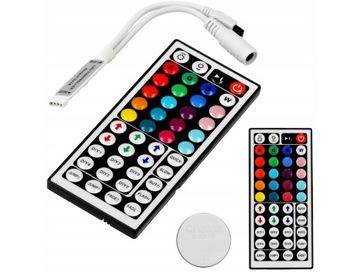 STEROWNIK LED RGB IR 44 PRZYCISKI 6A 72W