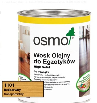 Wosk Olejny Do Egzotyków Bezbarw. OSMO 0,125L 1101