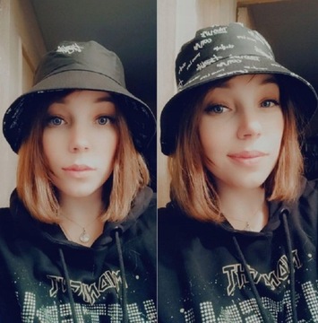 ЧЕРНАЯ ШЛЯПА ДЛЯ РЫБАЛКИ ДВУСТОРОННЯЯ ШЛЯПА-ВЕДРО ЛЕТНЯЯ ШАПКА