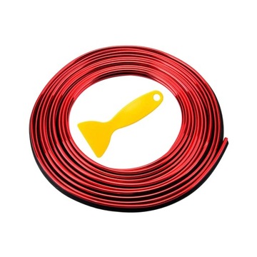 Listwy ozdobne do wnętrza samochodu Car Red 5M