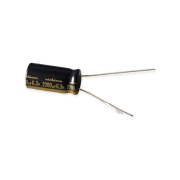 UKW0J222MPD KONDENSATOR 2200uF 6.3VDC 10x20MM