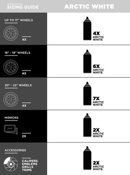 SUPERWRAP ARCTIC WHITE Жидкая виниловая пленка