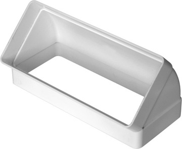 KOLANO PIONOWE 45° RURA KANAŁ WENTYLACYJNY PCV SYSTEM 220x90mm /975