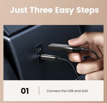 АДАПТЕР AUX BLUETOOTH 5.0 Приемник UGREEN 3,5 мм