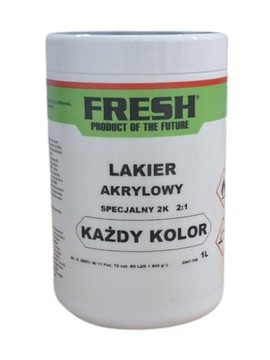 LAKIER AKRYLOWY AKRYL FRESH FORD MQS ANTHRACITE GREY / RAL 7016 1L 1:0,5
