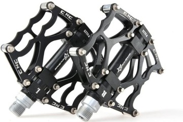 PEDAŁY PLATFORMOWE ALUMINIUM LEKKIE ROCKRBOS MTB ROWEROWE UNIWERSALNE PRO