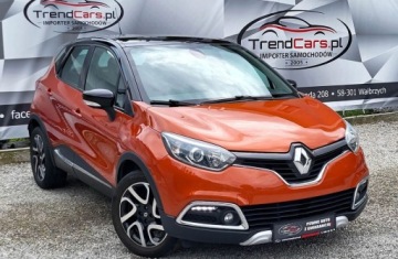 Renault Captur I 2013 Renault Captur 90 KM Navi bezwypadkowy Zarejestrowany Gwarancja Benzyna