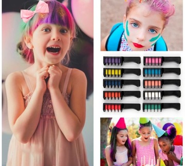 МЕЛ ДЛЯ КРАСКИ ВОЛОС МОЮЩИЙСЯ 10 шт.