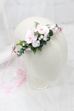 Свадебный венок для причастия, нежное украшение для волос