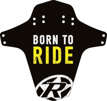 REVERSE Mudfender Born to Ride (Чорний/Light жовтий)