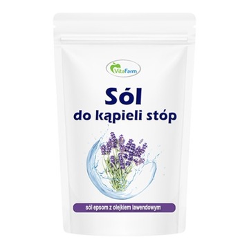 SÓL EPSOM DO KĄPIELI STÓP Z OLEJKIEM LAWENDOWYM