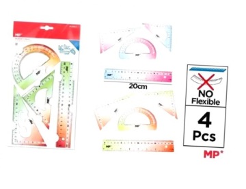 Zestaw geometryczny 4 elementy 20 см, mp main paper
