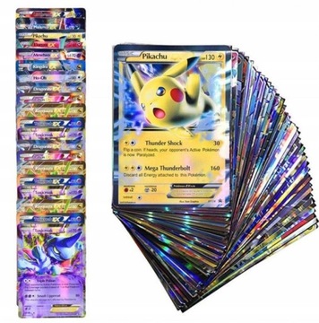 100 легендарных МЕГА-карт Pokemon GX