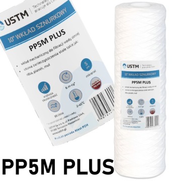 Картридж для фильтра воды String 5 микрон полипропилен USTM Reverse Osmium G3