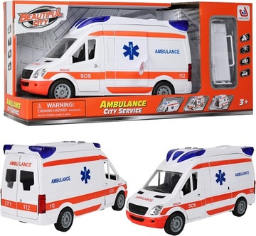 Автомобиль Скорой помощи Машины Скорой помощи Эффекты Игры Свет Носилки Открытие Дверей