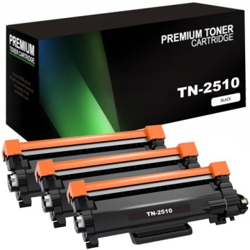 3x toner pro Brother DCP-L2627DW L2665DW HL-L2400DWE MFC-L2827DW TN-2510