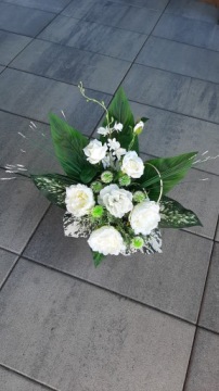 Искусственные цветы для украшения могилы, цветы для кладбища