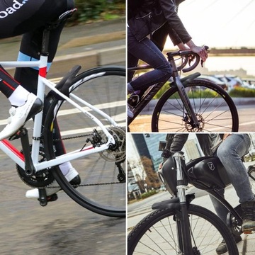 КРЫЛО ДЛЯ ВЕЛОСИПЕДА MTB ENDURO ПЕРЕДНЕЕ ЗАДНЕЕ, 2 ШТ.