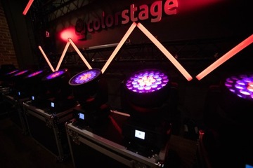 НАБОР 2x MOVING HEAD COLORSTAGE ROBIN WASH 37x15W 4in1 600 PLUS