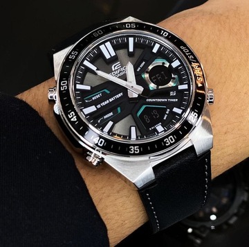 ZEGAREK MĘSKI EDIFICE EFV-C110L-1A CASUAL CHRONO