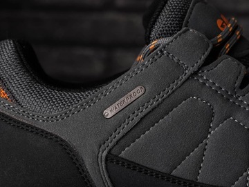 Buty męskie HI-TEC Gelen II Low Wp Dark Grey WODOODPORNE