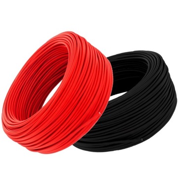 ZESTAW KABEL PRZEWÓD SOLARNY SŁONECZNY 2x25m 4mm2