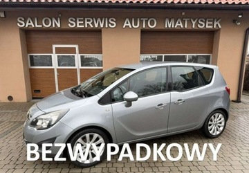 Opel Meriva II Mikrovan 1.4 Turbo ECOTEC 120KM 2011 Opel Meriva 1,4 120KM Klimatyzacja Serwis 2xPDC 1.4 Benzyna 120KM