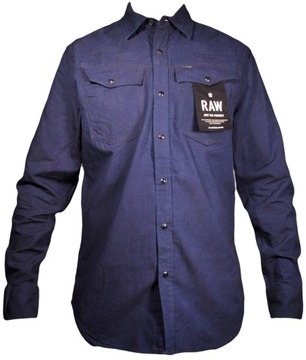 G-STAR RAW koszula REGULAR blue 3301 SHIRT _ M