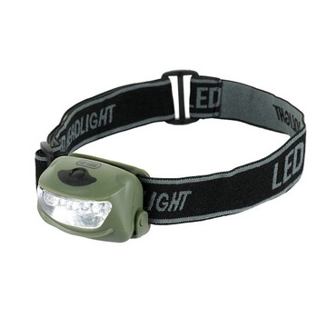 Latarka Czołowa Czołówka LED M-Tac 4+1 Taktyczna 18lm Olive